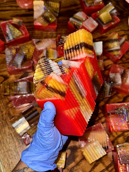Strawberry coconut Honey body bar | EXTRA CHUNK