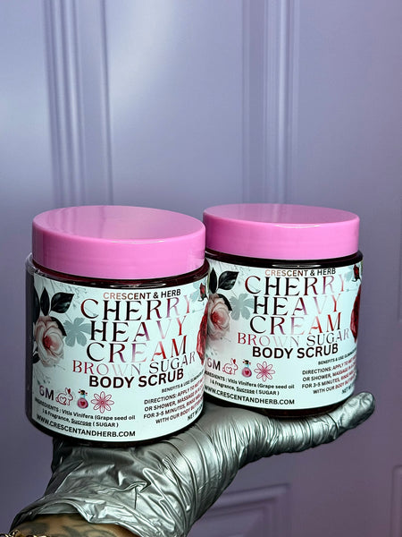 CHERRY HEAVY CREAM BODY SCRUB 10oz