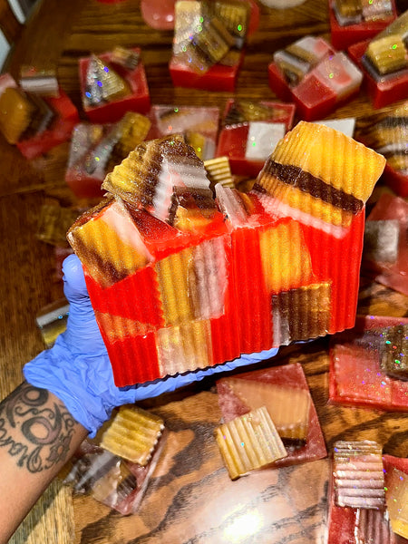 Strawberry coconut Honey body bar | EXTRA CHUNK