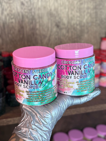 COTTON CANDY VANILLA DREAM BODY SCRUB 10oz