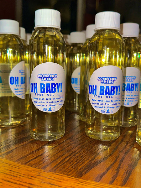 OH BABY OIL 4oz
