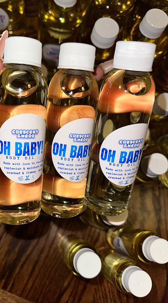OH BABY OIL 4oz