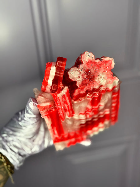 PEPPERMINT SUGAR CHUNK BODY SOAP