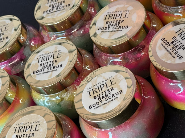 TRIPLE BUTTER BABY BODY SCRUB 8oz