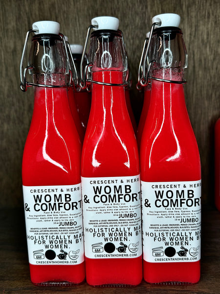WOMB & COMFORT(PERIOD PAIN EASE AND CRAMP RELIEF ) SHOWER GEL 12oz